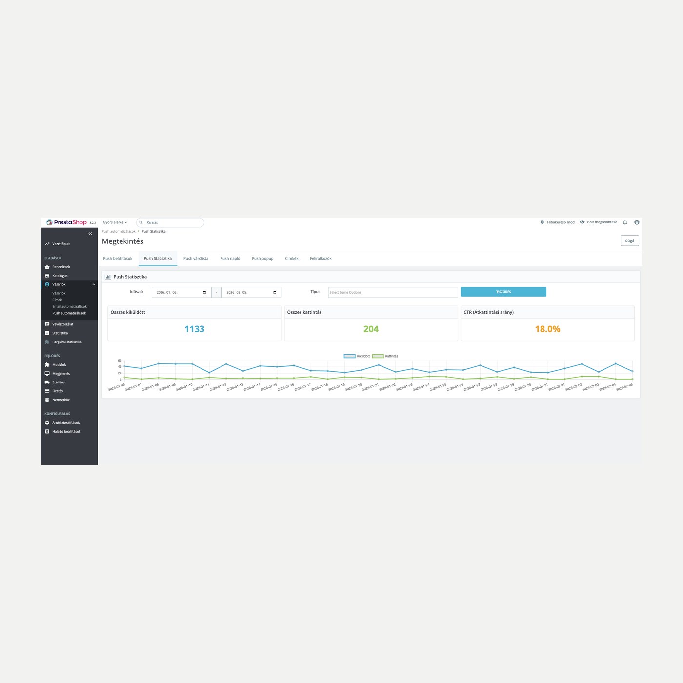 TriggerHub - automatizare de marketing PrestaShop & Web Push