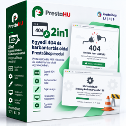 2in1: Pagină 404/PageNotFound și de mentenanță pentru PrestaShop