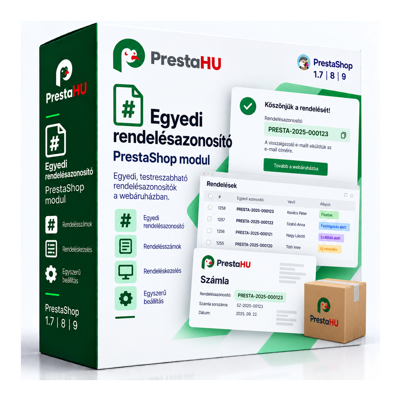 PrestaShop - ID personalizat al comenzii