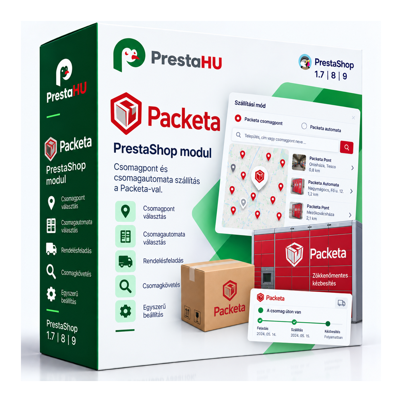 PrestaShop - puncte de ridicare Packeta și trimitere automată (API)