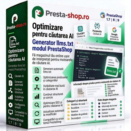 Optimizare pentru căutarea AI – generator llms.txt