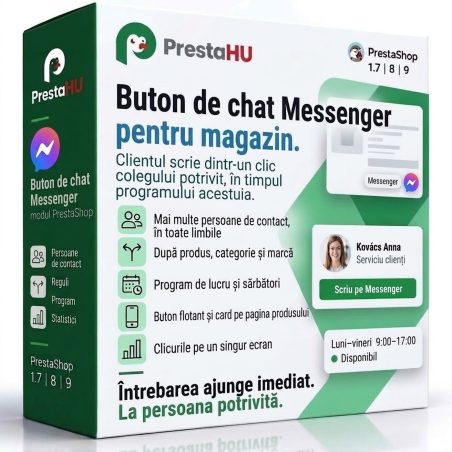 Buton de chat Messenger PrestaShop | Presta-shop.ro