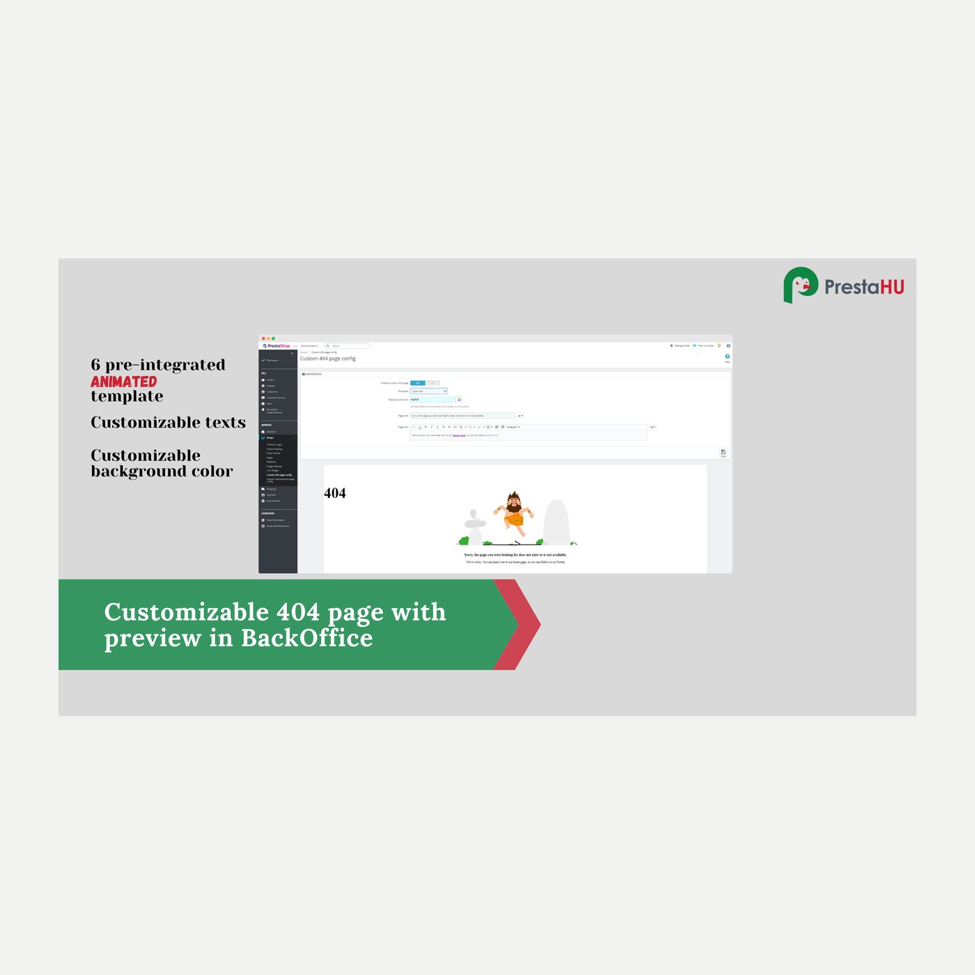 2in1: Pagină 404/PageNotFound și de mentenanță pentru PrestaShop